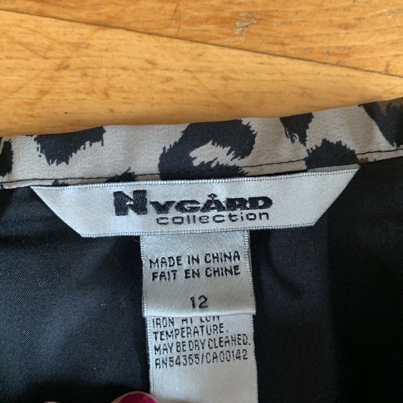 Women’s leopard print flared hi-low size 12 skirt from Nyguard collection - Picture 3 of 9